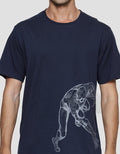 Marvel Spiderman In Action Outline Kaos Pria