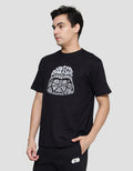 Star Wars Darth Vader Face With Text Men's Short Sleeve T-Shirt