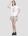 Details Regular Glamorous Foil Women's Short Sleeve T-Shirt