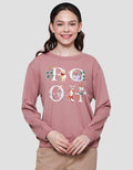 Disney Basic Print Winnie The Pooh Sweater Wanita
