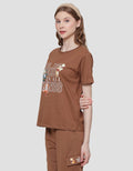 Disney Winnie The Pooh Kaos Casual Wanita