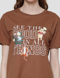 Disney Winnie The Pooh Kaos Casual Wanita