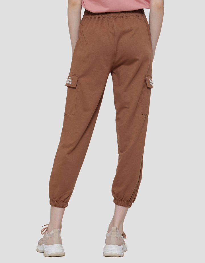 Disney Print Winnie The Pooh Jogger Cargo Wanita