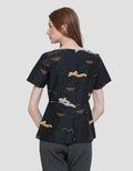 Arjuna Weda Cloud Twin Manuk Women's Batik Blouse