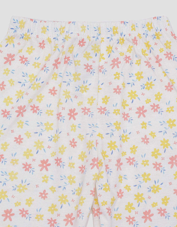 Pipiniko Icon Cat Flower Pakaian Set Anak Perempuan