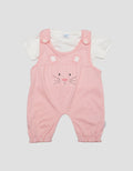Pipiniko Overall Tikus Baju Set Anak Perempuan