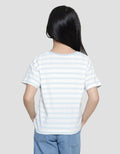 Aero Print Salur Bear Flower Girls T-shirt