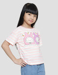 Aero Salur Bunny Carrot Kaos Lengan Pendek Anak Perempuan