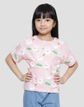 Aero Bunny Carrot Grass Girls Short Sleeve T-Shirt