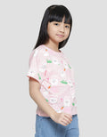 Aero Bunny Carrot Grass Girls Short Sleeve T-Shirt