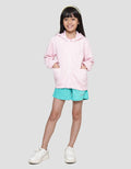 Aero Texture Fabric Kotak Jaket Anak Perempuan
