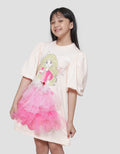 Aero Balloon Midi Dress Tile Midi Dress Anak Perempuan