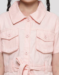 Aero Pocket Cargo Waistband Midi Dress for Girls