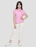 Aero Kerah Zipper Cargo Pocket 1 Kemeja Anak Perempuan