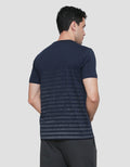 Cardinal Casual Gradation Stripe Men's T-Shirt