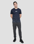 Cardinal Casual Gradation Stripe Men's T-Shirt