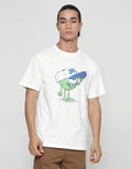 Disney Mike Wazowski Wearing Baseball Cap Kaos Pria
