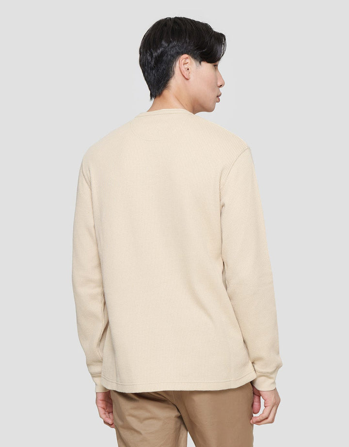 Lois Texture Waffle Sweatshirt Pria