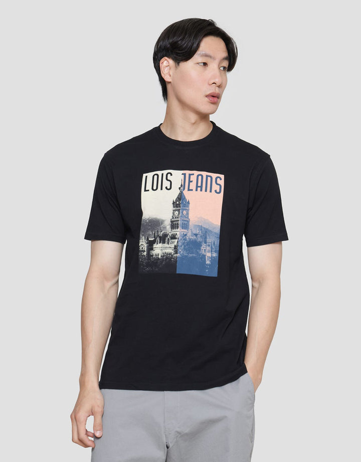 Lois Photoprint Kaos Lengan Pendek Pria