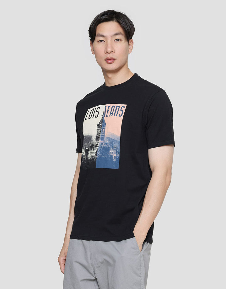 Lois Photoprint Kaos Lengan Pendek Pria