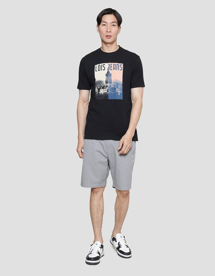 Lois Photoprint Kaos Lengan Pendek Pria