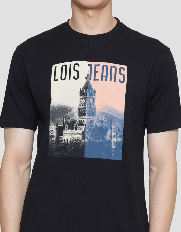 Lois Photoprint Kaos Lengan Pendek Pria