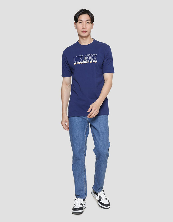 Lois Jeans Wording Print Kaos Pria