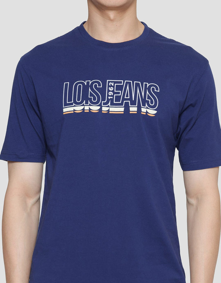Lois Jeans Wording Print Kaos Pria