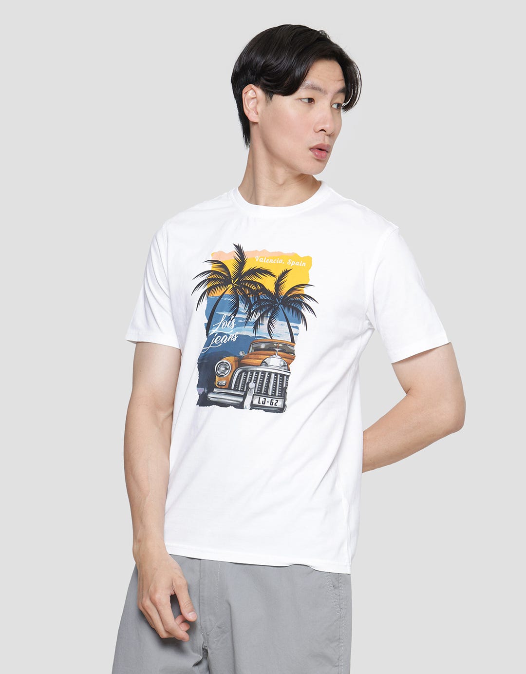 Lois Sun Nature Kaos Casual Pria