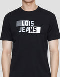 Lois Jeans Shade Logo Kaos Casual Pria