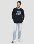 Lois Wording Print Sweater Pria