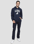 Lois Jaket Hoodie Pria