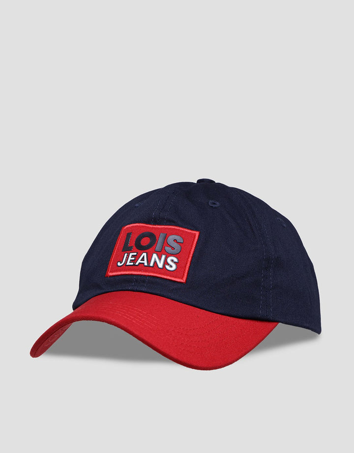Lois Square Patch Logo Topi Pria