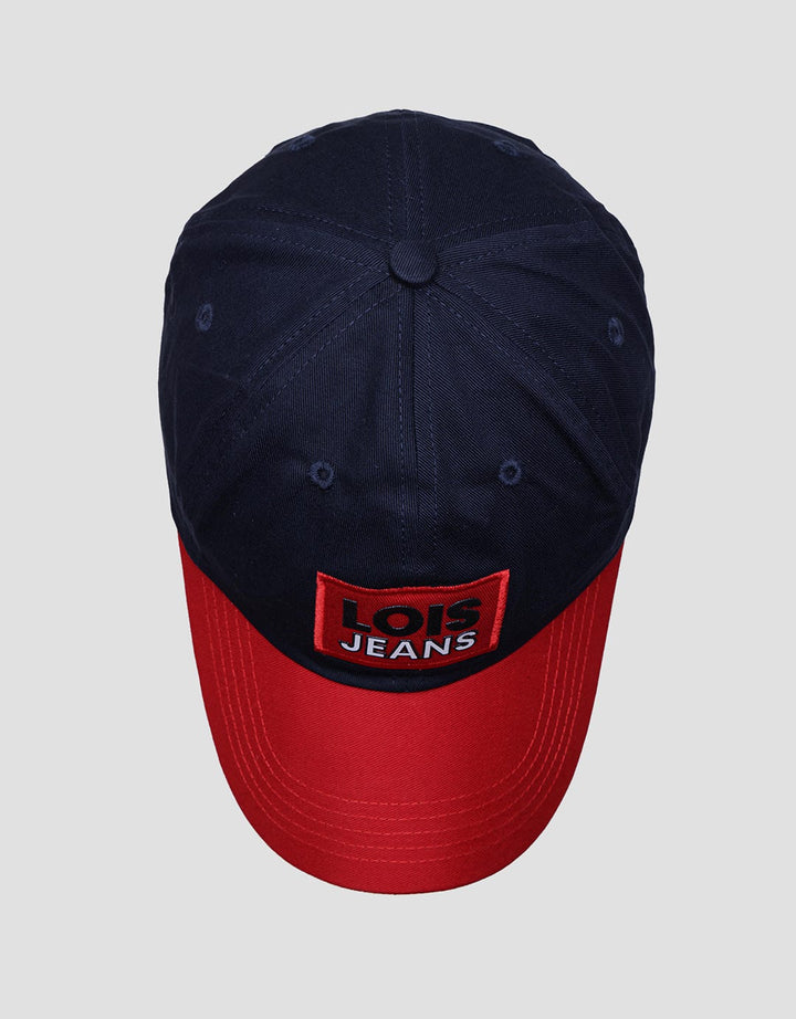 Lois Square Patch Logo Topi Pria