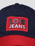 Lois Square Patch Logo Topi Pria