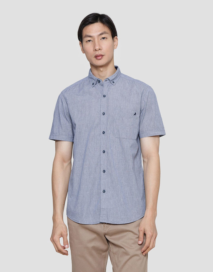 Lois Basic Style Kemeja Lengan Pendek Pria