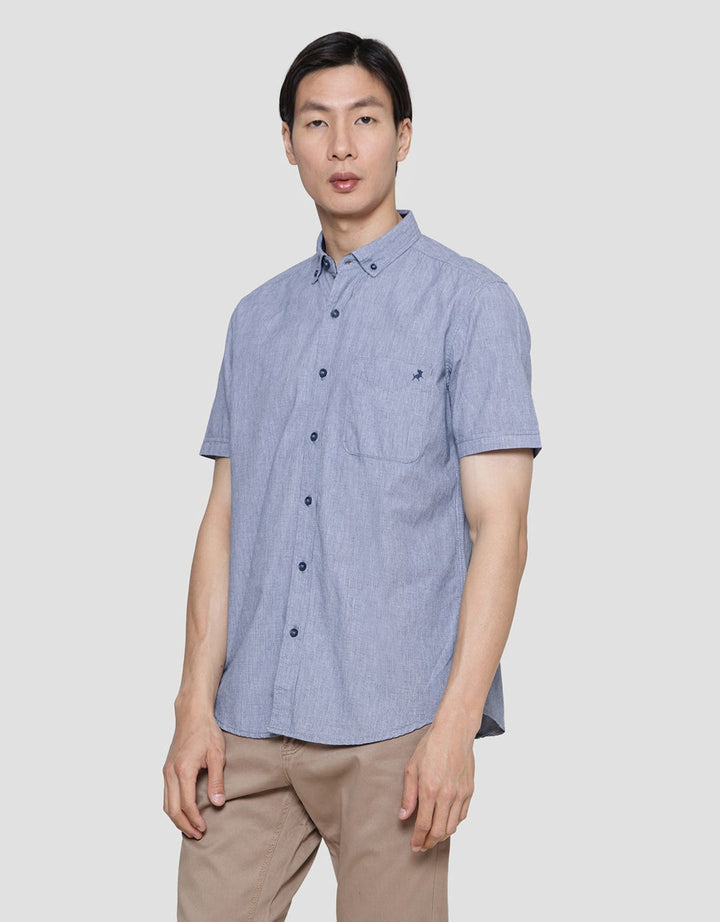 Lois Basic Style Kemeja Lengan Pendek Pria