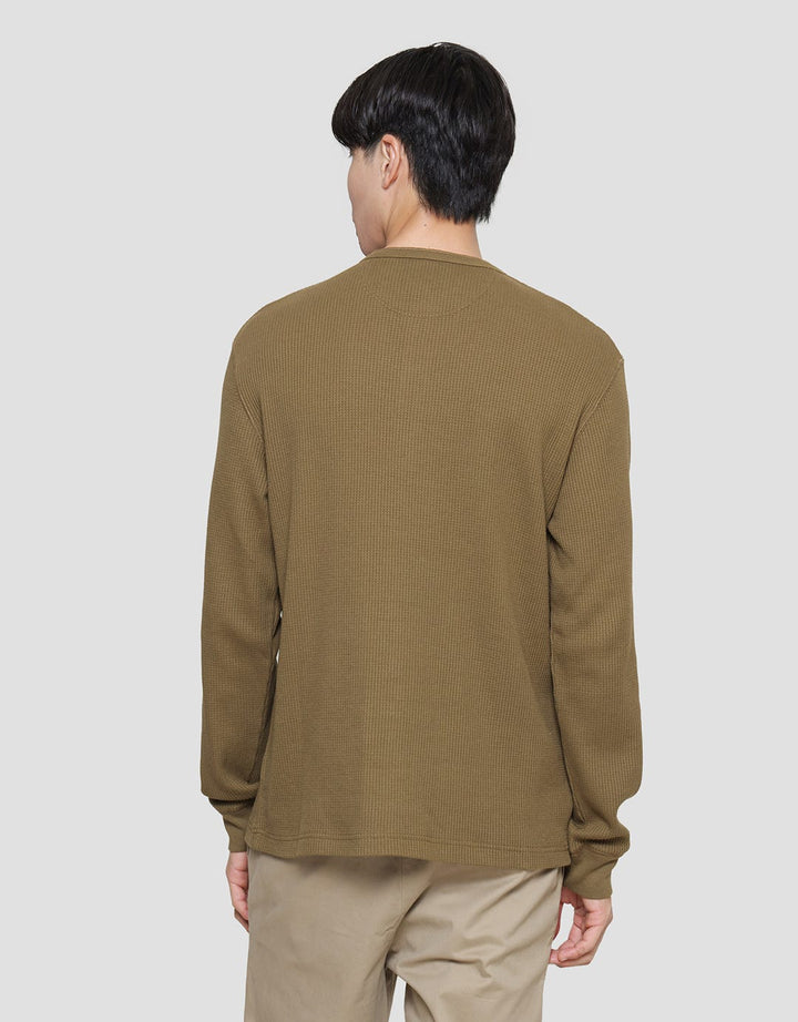 Lois Texture Waffle Sweatshirt Pria