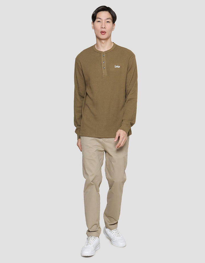 Lois Texture Waffle Sweatshirt Pria