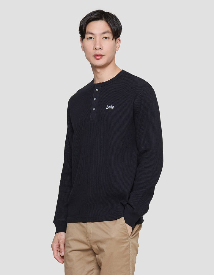Lois Texture Waffle Sweatshirt Pria