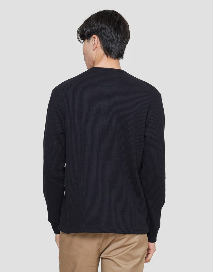 Lois Texture Waffle Sweatshirt Pria