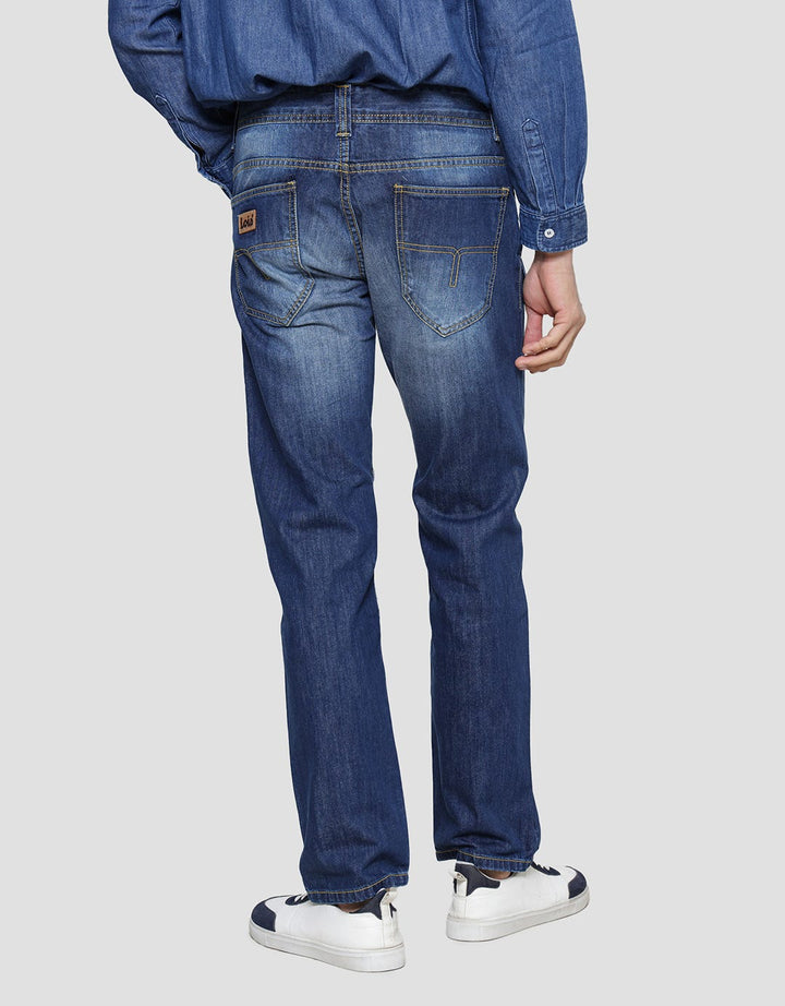 Lois CRG090 Celana Cargo Jeans Pria