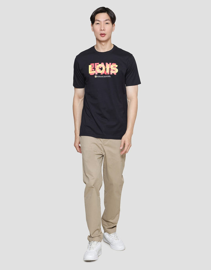 Lois Tips Wording Logo Kaos Casual Pria
