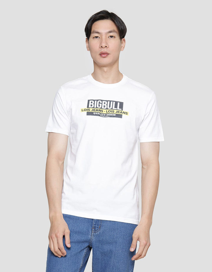 Lois Bigbull Print Kaos Casual Pria