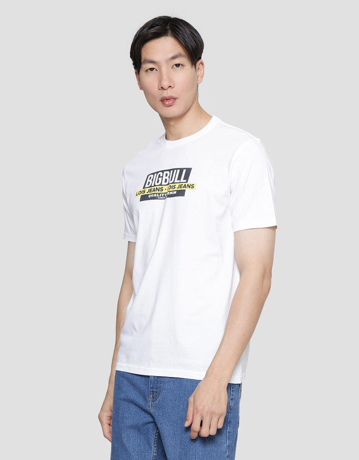 Lois Bigbull Print Kaos Casual Pria