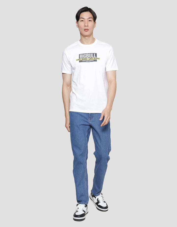 Lois Bigbull Print Kaos Casual Pria