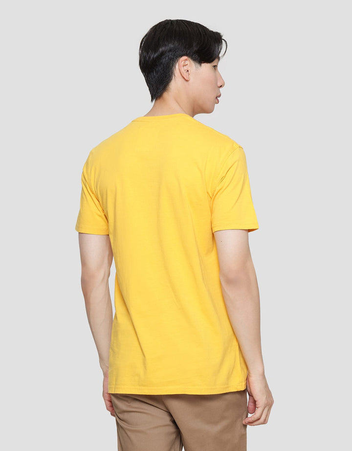 Lois Printed Logo Casual Kaos Pria