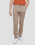 Lois Solid Washed Celana Chinos Pria