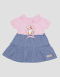 Pipiniko Tier Combi Dress Anak Perempuan