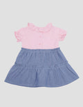 Pipiniko Tier Combi Dress Anak Perempuan